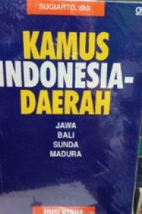 Image of Kamus Indonesia-Daerah
