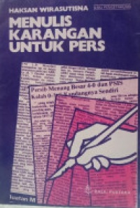 Image of Menulis Karangan Untuk Pers