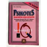 Image of LATIHAN PSIKOTES JUNIOR DALAM LOGIKA MATEMATIKA