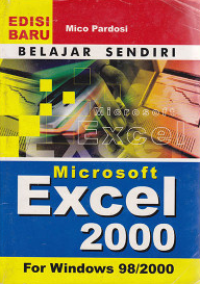 Image of Belajar sendiri microsoft excel 2000