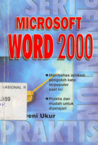 Image of Microsoft word 2000