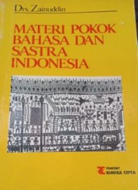 Image of MATERI POKOK BAHASA DAN SASTRA INDONESIA